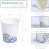 imageLamosi 5 oz Paper Cups 300 Pack Small Paper Cups 5 oz Disposable Bathroom Cup for Mouthwash Parties Picnics and BarbecuesFloral