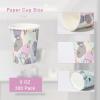 imageLamosi 5 oz Paper Cups 300 Pack Small Paper Cups 5 oz Disposable Bathroom Cup for Mouthwash Parties Picnics and BarbecuesGeometry