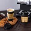 imageLamosi 16 OZ Coffee Cups 500 Pack 16 Ounce To Go Cups with Lids Stir Sticks and Sleeves Disposable Coffee Cup 16 Ounce Black Hot Paper Cup for Home Travel OfficeBlack