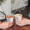 imageLamosi 180 Pack 12 oz Coffee Cups Paper Coffee Cup 12 oz Disposable Coffee Cups Leakproof Hot Drink Cup for Cafe Office Party12OZ180ct