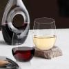imageLamosi 24 Pack Plastic Wine Glasses Disposable 16 oz Stemless Wine Glasses for Party Reusable Crystal Clear Plastic Cups Shatterproof and BPAFreeClear