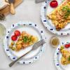 imageLamosi 85 Inch Disposable Paper Plates Paper Plates 200 Count Soak Proof Cut Proof Heavy Duty Disposable Plates for Everyday Use Party Wedding10 Inch 140Count