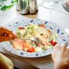 imageLamosi 85 Inch Disposable Paper Plates Paper Plates 200 Count Soak Proof Cut Proof Heavy Duty Disposable Plates for Everyday Use Party Wedding85 Inch 200Count