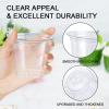 imageLamosi 9 oz Clear Plastic Cups 100 Pack Disposable Party Cups PET Clear Plastic Cocktail Tumblers for Party ampamp Wedding9OZ100PACK