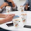 imageLamosi Coffee Cups 12 OZ 500 Pack Disposable Paper Coffee Cups Paper Cup 12 OZ for Hot Cold Drinks Leakproof Disposable Insulated Hot Cup Without Lids for Office Cafe Restaurant and Home16OZ180