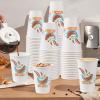 imageLamosi Coffee Cups 12 OZ 500 Pack Disposable Paper Coffee Cups Paper Cup 12 OZ for Hot Cold Drinks Leakproof Disposable Insulated Hot Cup Without Lids for Office Cafe Restaurant and Home12OZ500
