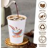 imageLamosi Coffee Cups 12 OZ 500 Pack Disposable Paper Coffee Cups Paper Cup 12 OZ for Hot Cold Drinks Leakproof Disposable Insulated Hot Cup Without Lids for Office Cafe Restaurant and Home12OZ180