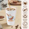 imageLamosi Coffee Cups 12 OZ 500 Pack Disposable Paper Coffee Cups Paper Cup 12 OZ for Hot Cold Drinks Leakproof Disposable Insulated Hot Cup Without Lids for Office Cafe Restaurant and Home16OZ180