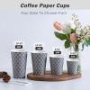 imageLamosi Coffee Cups 12OZ 500 Pack Disposable Coffee Cup Disposable Cups12 oz Hot Cups12 oz Paper Insulated Cup for Cold Hot Drinks No Lids12OZ180PACK