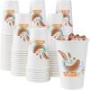imageLamosi Coffee Cups 12 OZ 500 Pack Disposable Paper Coffee Cups Paper Cup 12 OZ for Hot Cold Drinks Leakproof Disposable Insulated Hot Cup Without Lids for Office Cafe Restaurant and Home16OZ180