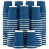 imageLamosi Coffee Cups 12 oz  120 Pack 12 oz Disposable Paper Coffee Cups Insulated Corrugated Kraft Ripple Wall Cup for Hot Beverage or Cold Drinks NavyNavy