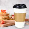 imageLamosi 100 Pack 16 oz Disposable Coffee Cups with Lids and Sleeves White LeakProof To Go Coffee Cups with Lids HotCold Beverage Drinking Cup for Home Office Hotel Parties TravelWhite16OZ100