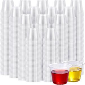 imageLamosi 1000 Pack 12 oz Clear Plastic Cups12 Ounce Disposable Cups Cold Drinking Cups for Party Events1 OZ1000Pack