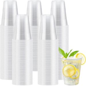 imageLamosi 1000 Pack 12 oz Clear Plastic Cups12 Ounce Disposable Cups Cold Drinking Cups for Party Events9 OZ300 Pack