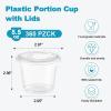image:imageLamosi 360 Set 2 oz Jello Shot Cups with Lids Sturdy amp Safe Small Food Containers with Lids Disposable Food Storage Condiment Cups for Salad Dressing Portion Sauce Dipping PuddingLAZL55OZ360