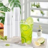image:imageLamosi 500 Pack 7 oz Plastic Cups Disposable Plastic Clear Cups Cold Drinking Water cups for Party Wedding Travel BBQ Picnic Event16OZ1000Pack