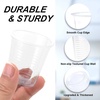 image:imageLamosi 500 Pack 7 oz Plastic Cups Disposable Plastic Clear Cups Cold Drinking Water cups for Party Wedding Travel BBQ Picnic Event3OZ1500Pack