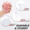 image:imageLamosi 500 Pack 7 oz Plastic Cups Disposable Plastic Clear Cups Cold Drinking Water cups for Party Wedding Travel BBQ Picnic Event5OZ100Pack