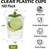image:imageLamosi 500 Pack 7 oz Plastic Cups Disposable Plastic Clear Cups Cold Drinking Water cups for Party Wedding Travel BBQ Picnic Event5OZ100Pack