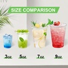 image:imageLamosi 500 Pack 7 oz Plastic Cups Disposable Plastic Clear Cups Cold Drinking Water cups for Party Wedding Travel BBQ Picnic Event7OZ500Pack