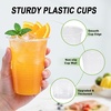 image:imageLamosi 500 Pack 7 oz Plastic Cups Disposable Plastic Clear Cups Cold Drinking Water cups for Party Wedding Travel BBQ Picnic Event9OZ1000Pack