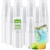 image:imageLamosi 500 Pack 7 oz Plastic Cups Disposable Plastic Clear Cups Cold Drinking Water cups for Party Wedding Travel BBQ Picnic Event16OZ1000Pack