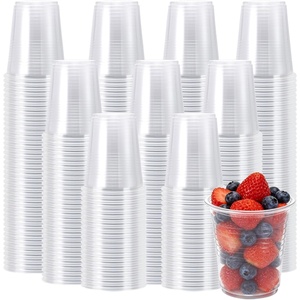 image:imageLamosi 500 Pack 7 oz Plastic Cups Disposable Plastic Clear Cups Cold Drinking Water cups for Party Wedding Travel BBQ Picnic Event5OZ1500Pack