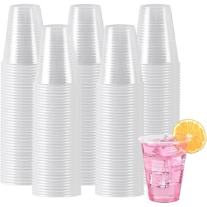 image:imageLamosi 500 Pack 7 oz Plastic Cups Disposable Plastic Clear Cups Cold Drinking Water cups for Party Wedding Travel BBQ Picnic Event7OZ500Pack