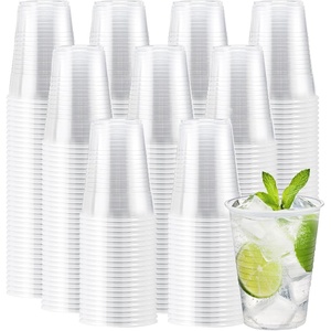 image:imageLamosi 500 Pack 7 oz Plastic Cups Disposable Plastic Clear Cups Cold Drinking Water cups for Party Wedding Travel BBQ Picnic Event9OZ600Pack
